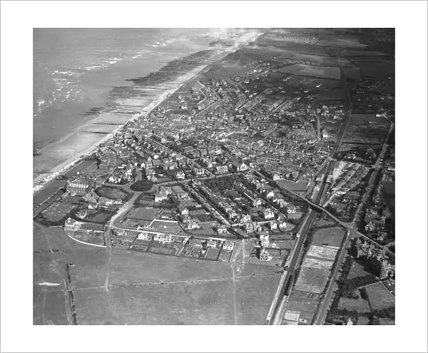 Aerial view of Sheringham. Circa 1926