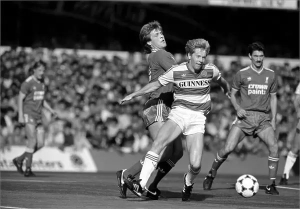 Division One Football 1985  /  86 Season, Queens Park Rangers v Liverpool, Loftus Road