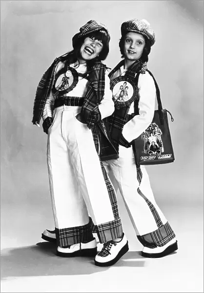 Fashion 1970s The Bay City Rollers clothing range at about £
