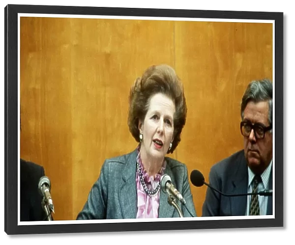 Margaret Thatcher press conference on Hong Kong agreement December 1984