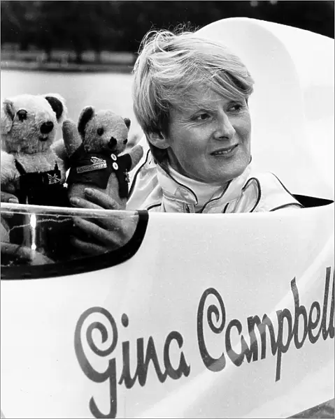 Gina Campbell daughter of the World Water Speed Record holder Sir Donald Campbell