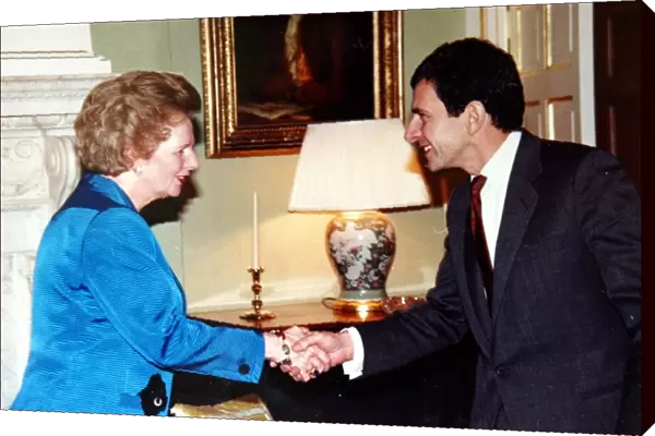 Gerald Ratner with Margeret Thatcher in 1989