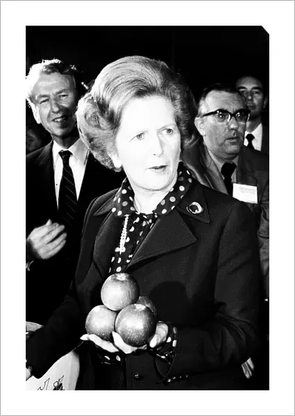 Conservative Party Conference in Brighton. Margaret Thatcher