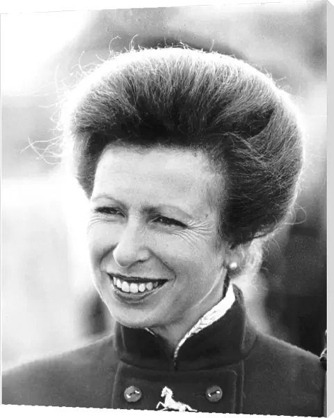 Princess Anne in North Yorkshire visiting the Malton agricultural show