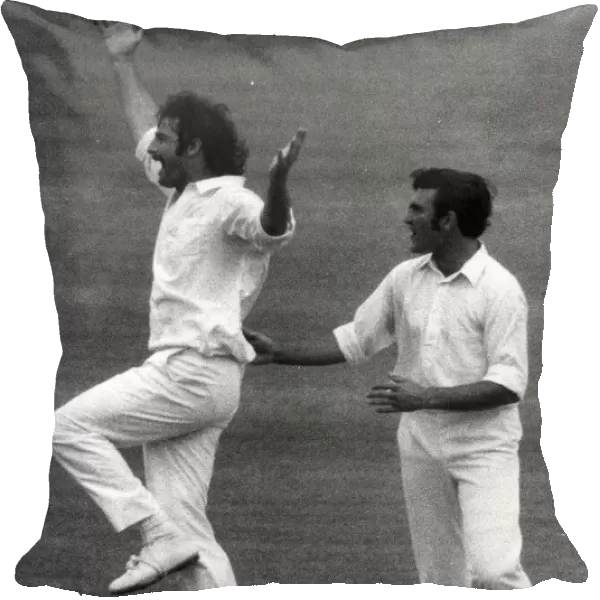 England v Australia 1975 2nd Test at Lords Dennis Lillee Australian Fast Bowler