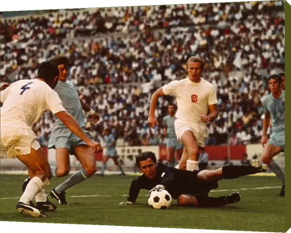 World Cup 1970 Group C England 1 Czechoslovakia 0 Jalisco