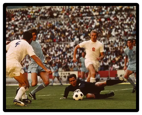 World Cup 1970 Group C England 1 Czechoslovakia 0 Jalisco