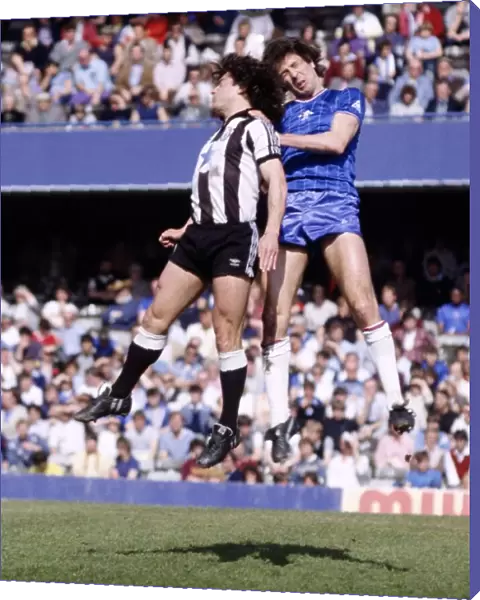 May 1983 Chelsea v Newcastle United Football at Stamford Bridge London Kevin Keegan