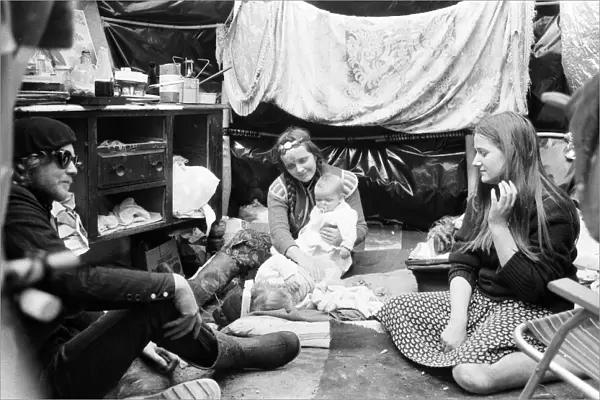 The Glastonbury Fayre of 1971, a free festival planned by Andrew Kerr