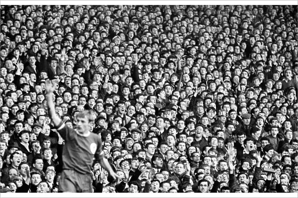 Liverpool supporter during the match against Stoke at Anfield