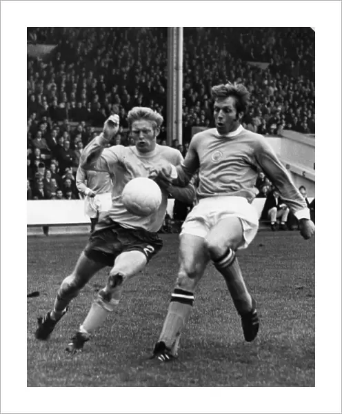 Manchester City v Ipswich Town league match at Maine Road October 1970