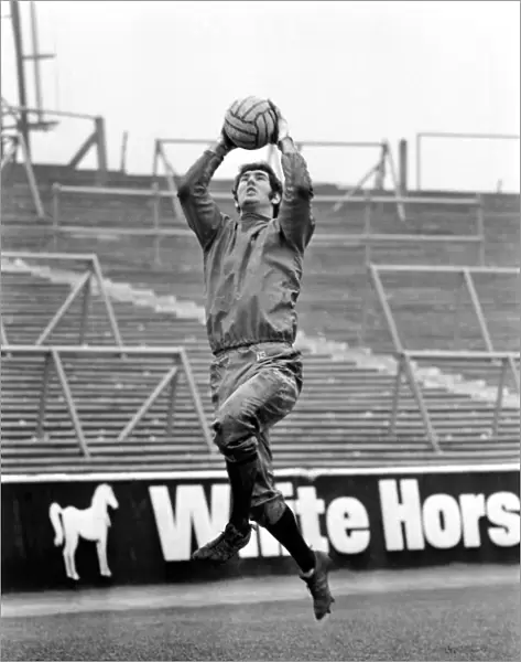 Manchester City goalkeeper Joe Corrigan in action racing to get fit for the big local