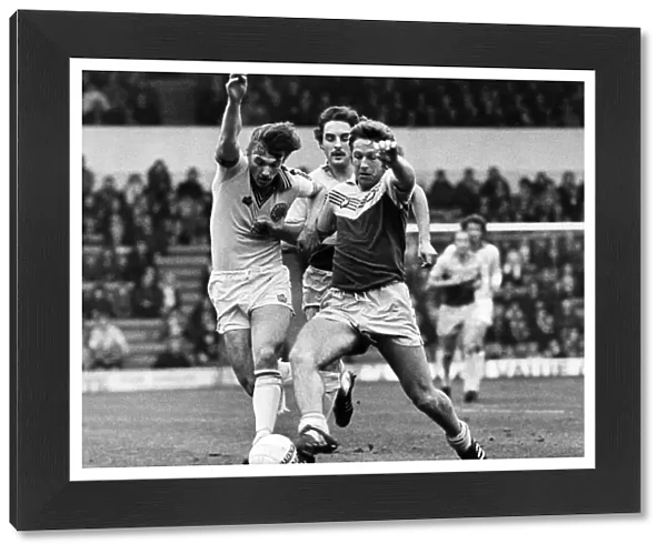 Leeds United v. West Ham United 1977  /  78 Season. The final score was a two one victory to