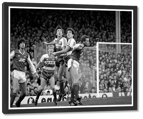 Arsenal 3 v. Queens Park Rangers 1. Division One Football. December 1986 LF21-11-027