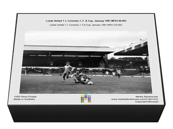 Leeds United 1 v. Coventry 1. F. A Cup. January 1981 MF01-02-003