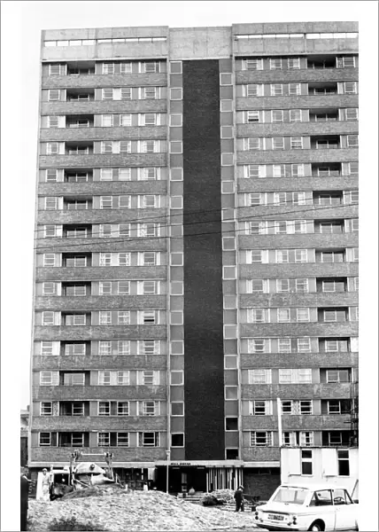 Mill House high rise flats at Spital Tongues in Newcastle 20 September 1967