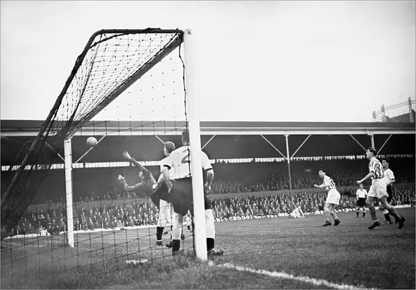 Stoke v Grimsby. league match, Saturday 5th October 1957