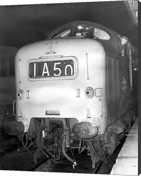 No. IA50 the new Tyne-Thames Express train at Newcastle Central Station on 6th March 1967