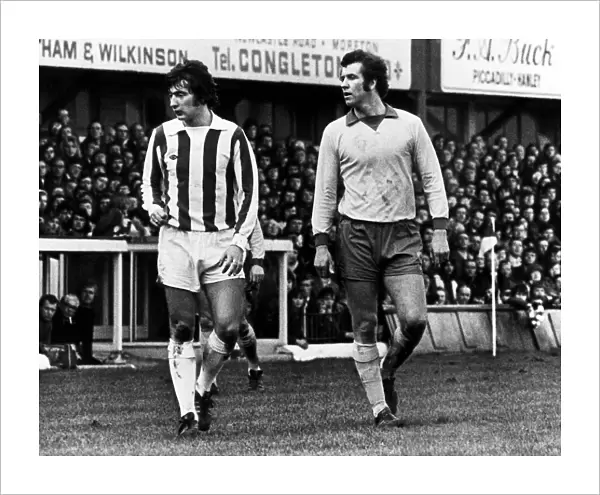 Stoke City v Southampton March 1974 Alan Hudson of Stoke
