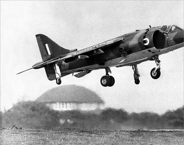 A RAF Hawker Siddeley Harrier 'Harrier Jump Jet'