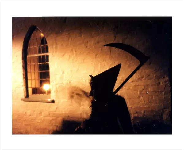 Halloween - A witch at St Fagans Castle, near Cardiff - 31st October 1998