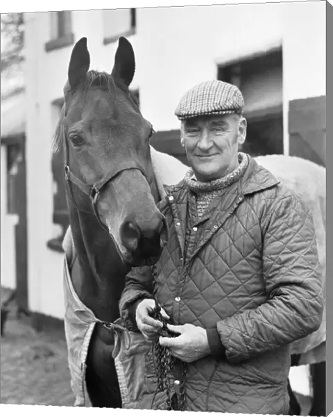Donald 'Ginger'McCain, the trainer of three times Grand National winner Red