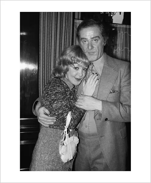 Singer Kathy Kirby pictured with her husband freelance writer Fred Pye after their