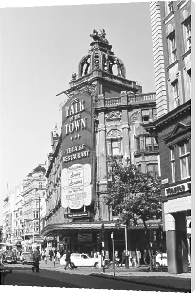 Exterior view of the London Hippodrome, after its conversion into the Talk of the Town