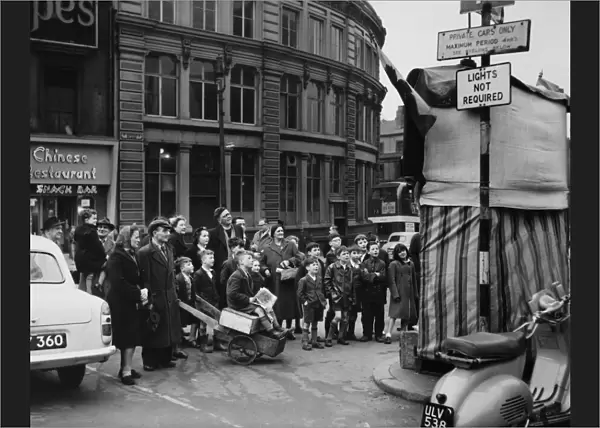 Punch and Judy Theatre, Lime Street, Liverpool 7th January 1957