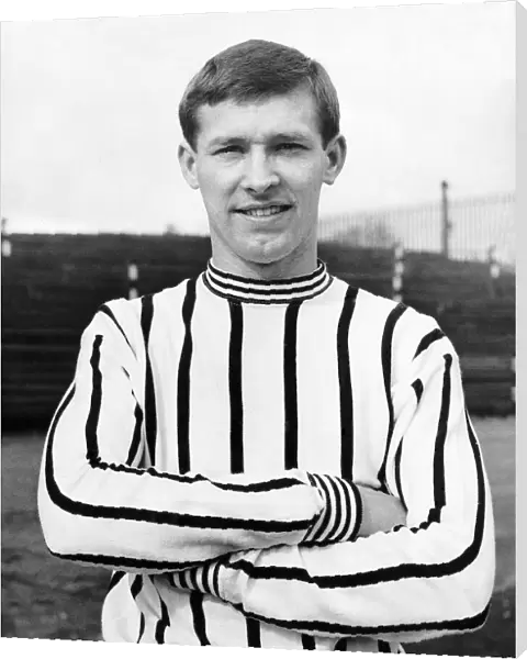 Dunfermline footballer Alex Ferguson poses for a picture before a training session