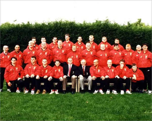 Sport - Rugby League - Wales - The Welsh Squad featuring former Welsh rugby union
