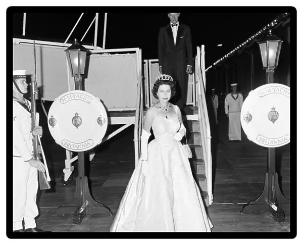 Queen Elizabeth II during her visit to Australia, 18th February to 27th March 1963