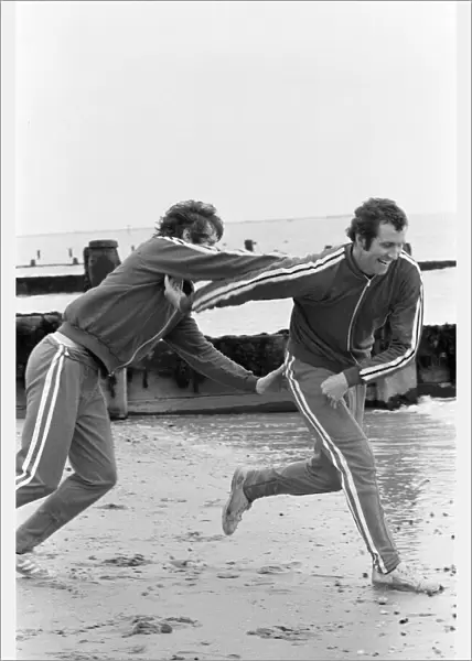 Southampton FC in training at Frinton Lodge Hotel, Frinton, Essex, 31st March 1976
