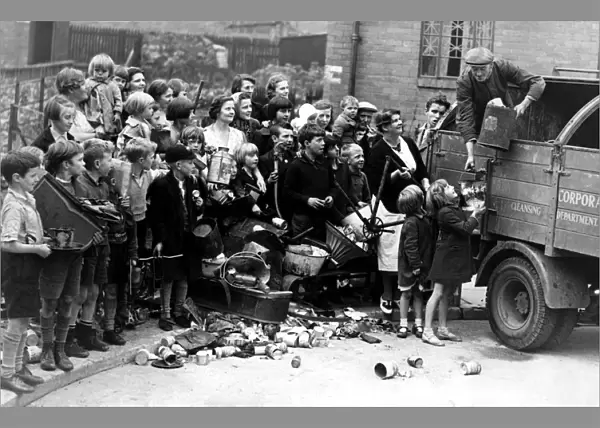 The children of Temple Green, Gateshead, were enthusiastic collectors of scrap metal for