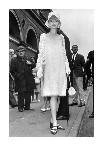 Clothing: Fashion: Hats ascot fashions. June 1965 P002857
