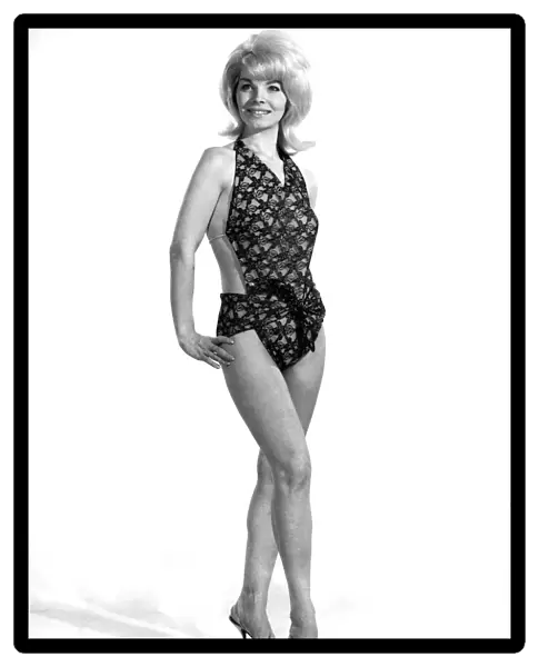 Clothing Fashion 1966: Model Marion Horton. July 1966 P021411