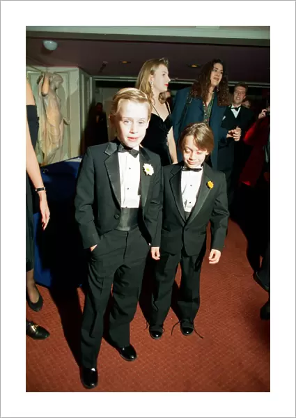 Macaulay Culkin and his younger brother Kieran Culkin, pictured at The Video Awards
