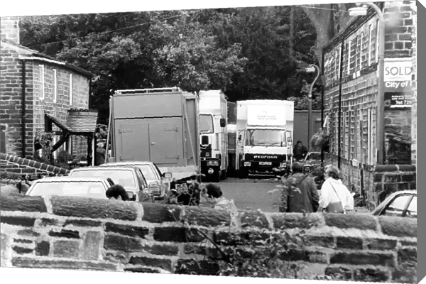 Television programme - The village of Esholt is taken over when the film crew descends to