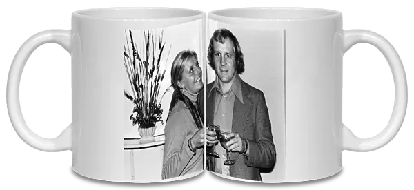 Derby County footballer Francis Lee with his wife Jean. 2nd October 1975