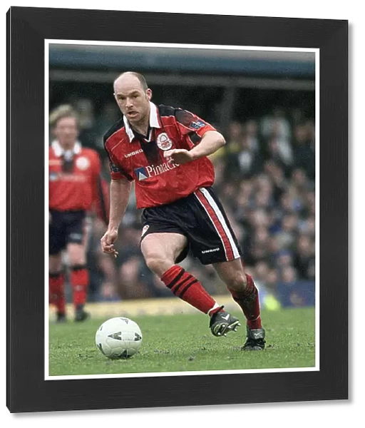 Nottingham Forest footballer Steve Stone in action, March 1998
