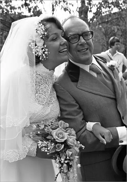 Wedding of Gail Morecambe, daughter of Comedian, Eric Morecambe, to Paul Jarvis