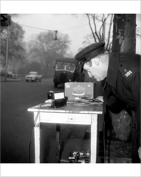 Radar speed traps were to be operated by the Metropolitan Police from January 1958
