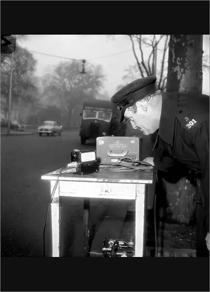 Radar speed traps were to be operated by the Metropolitan Police from January 1958