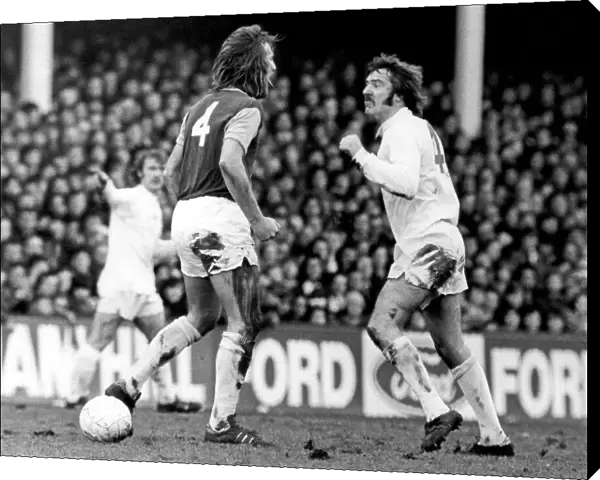Birminghams Gerry Pendrey (right) squares up to West Ham