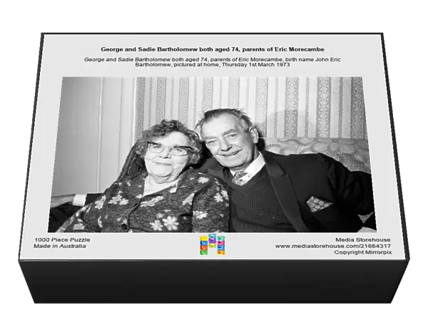 George and Sadie Bartholomew both aged 74, parents of Eric Morecambe