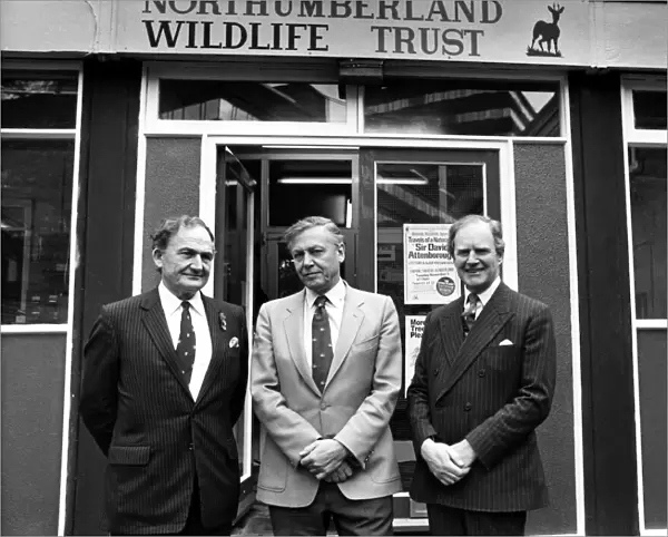 Visit by Sir David Attenborough Chairman of the British Wildlife Appeal to