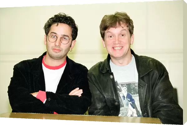 Comedians Frank Skinner and David Baddiel who hosted the British television programme