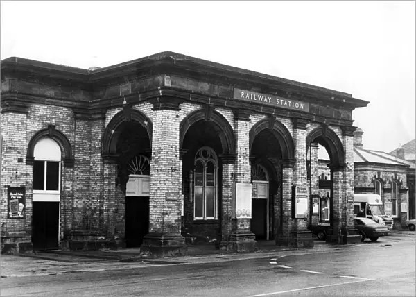 Saltburn Station, which may lose its Grade Two listed Portico under new development plans