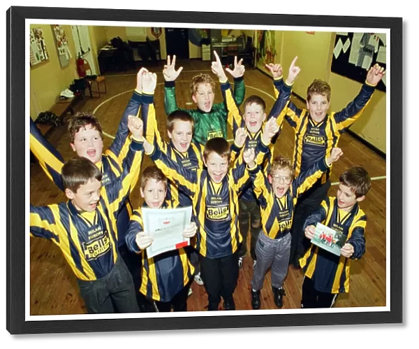 Scouts from Skelton who sent their old football strip to orphans in Poland