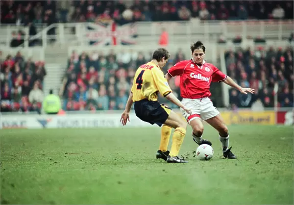 Middlesbrough 1-1, Premiership match at the Riverside Stadium, Saturday 16th March 1996